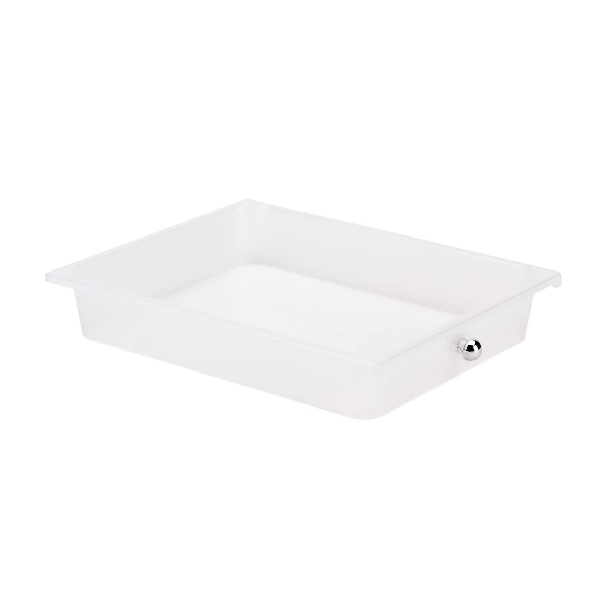10 Drawer Mobile Cart White Chrome V8613