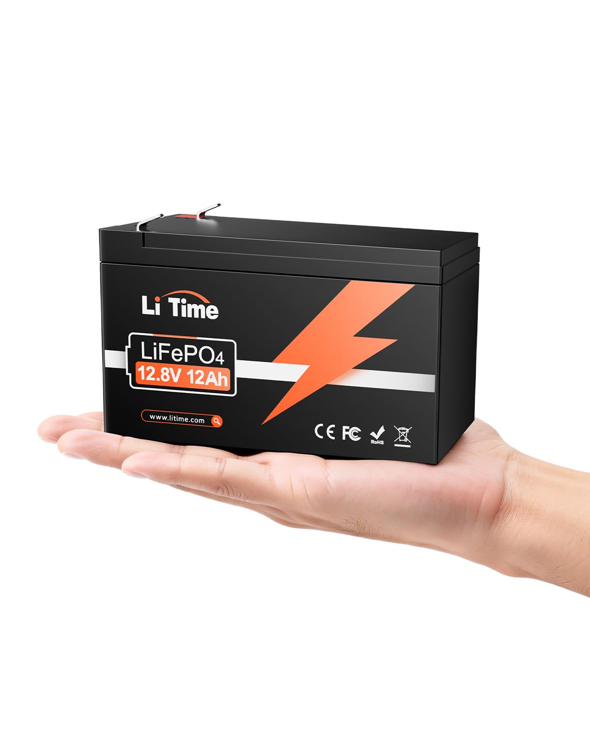 12V 12Ah Mini LiFePO4 Battery 2-Pack K2058