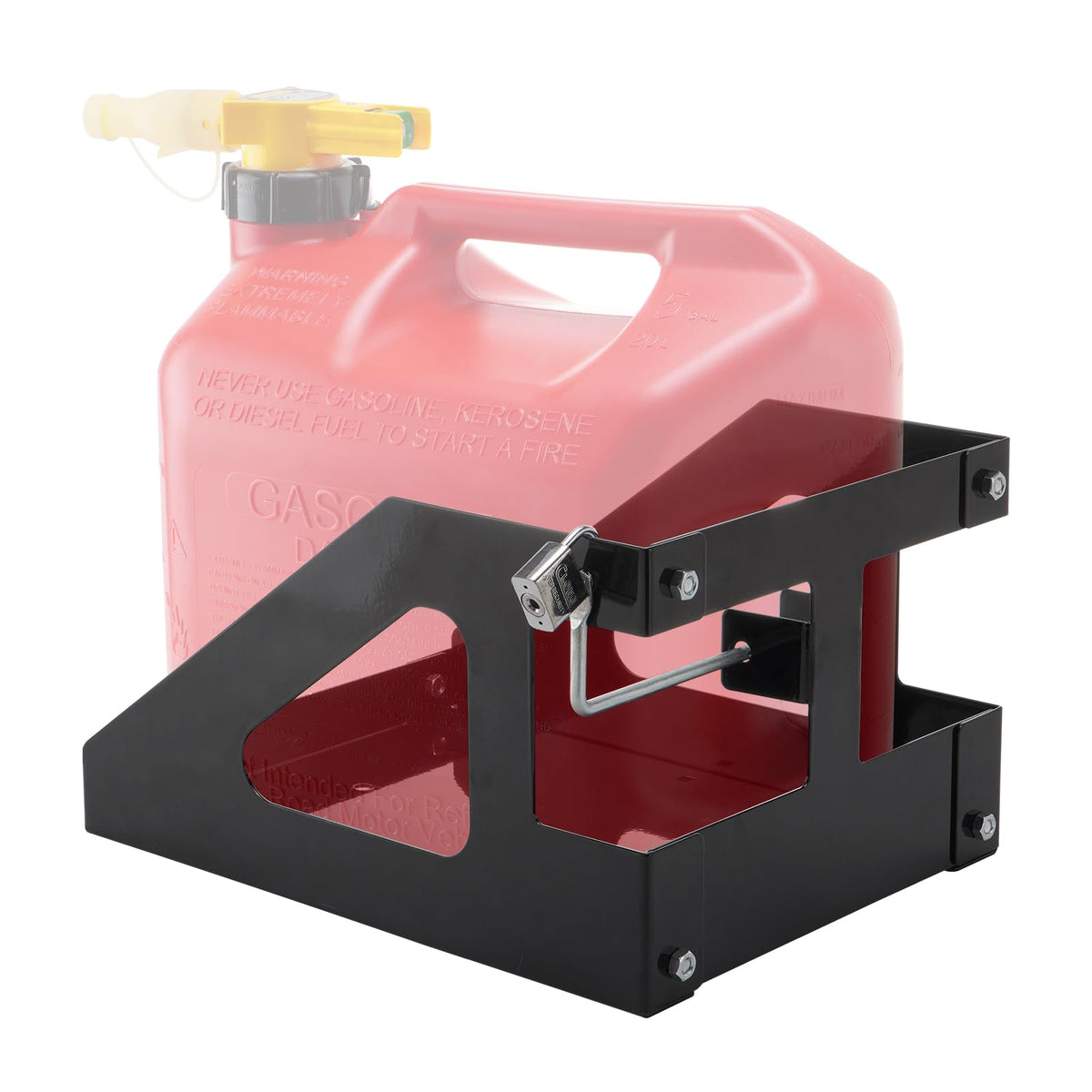 5 Gallon Trailer Gas Can Holder Rack X9839
