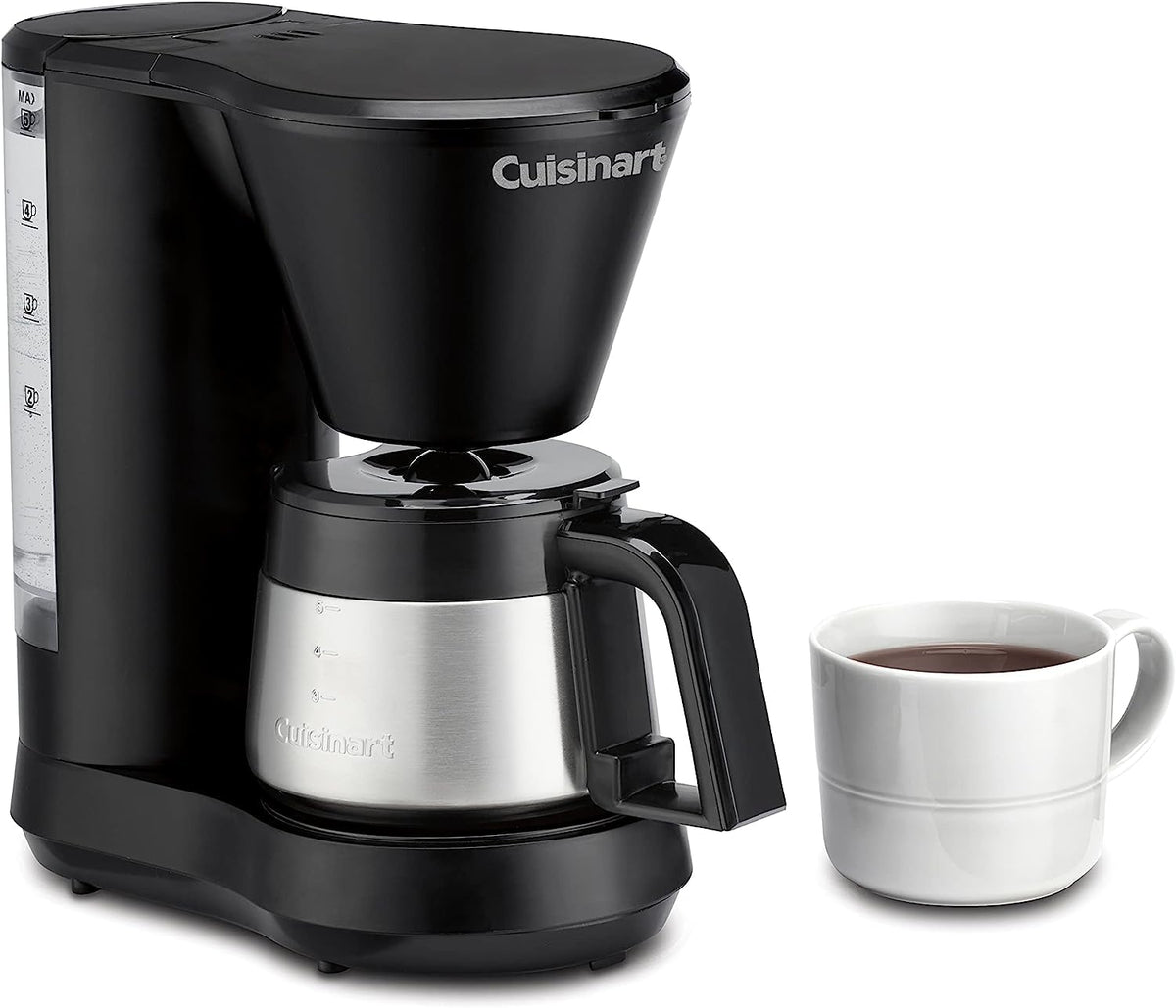 5-Cup Coffee Maker with Stainless Steel Carafe U805716