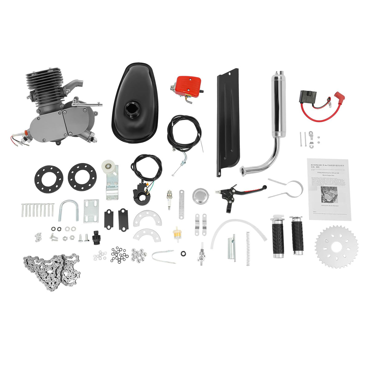 2 Stroke 100CC Bicycle Engine Kit with 36 Tooth Sprocket B26989