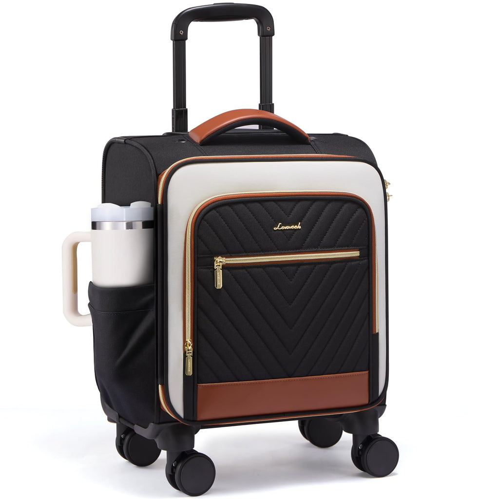 14 Inch Lightweight Spinner Carry On Suitcase with TSA Lock Q768679