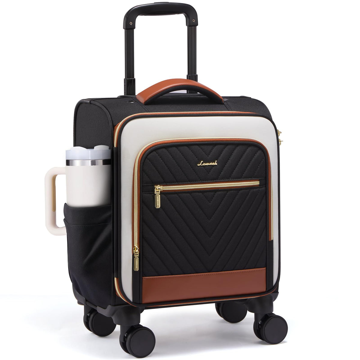 14 Inch Lightweight Spinner Carry On Suitcase with TSA Lock Q768679