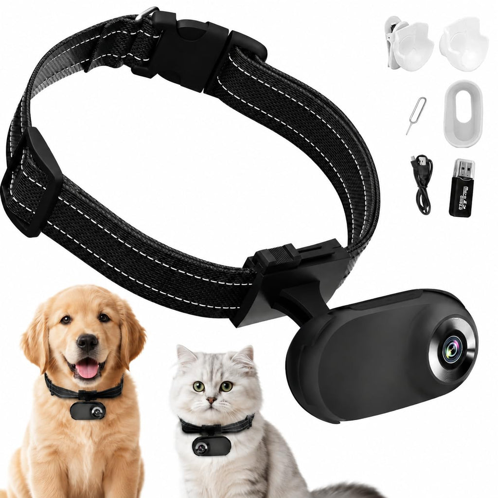 1080P Wireless Mini Pet Camera Collar H35693