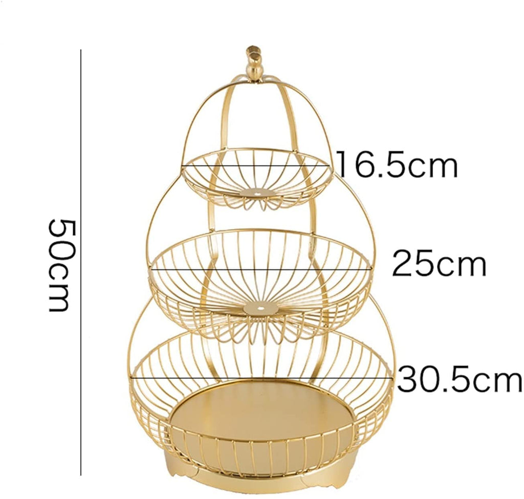 3-Tier Metal Fruit Basket C805