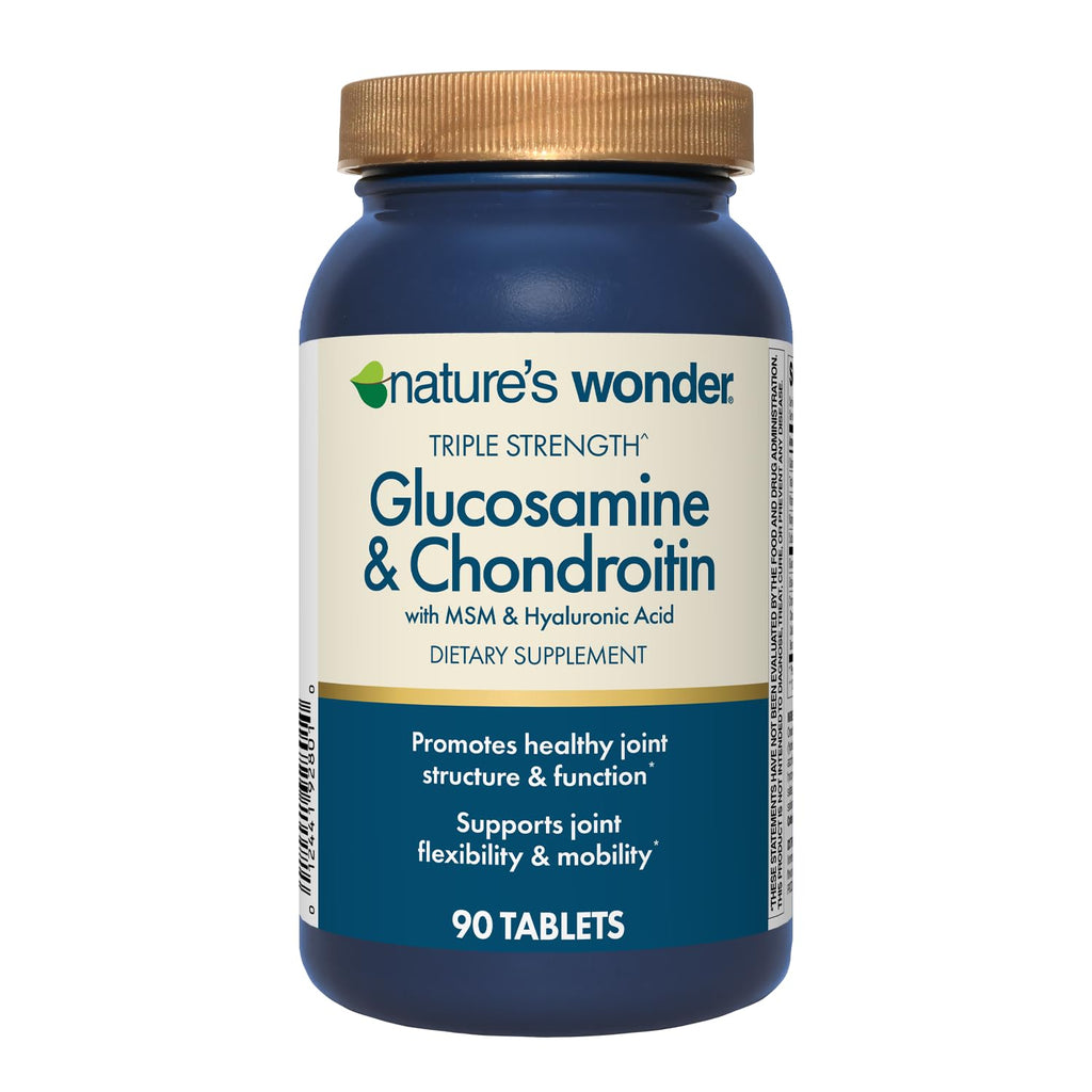 Triple Strength Glucosamine Chondroitin MSM 90 Tablets C245