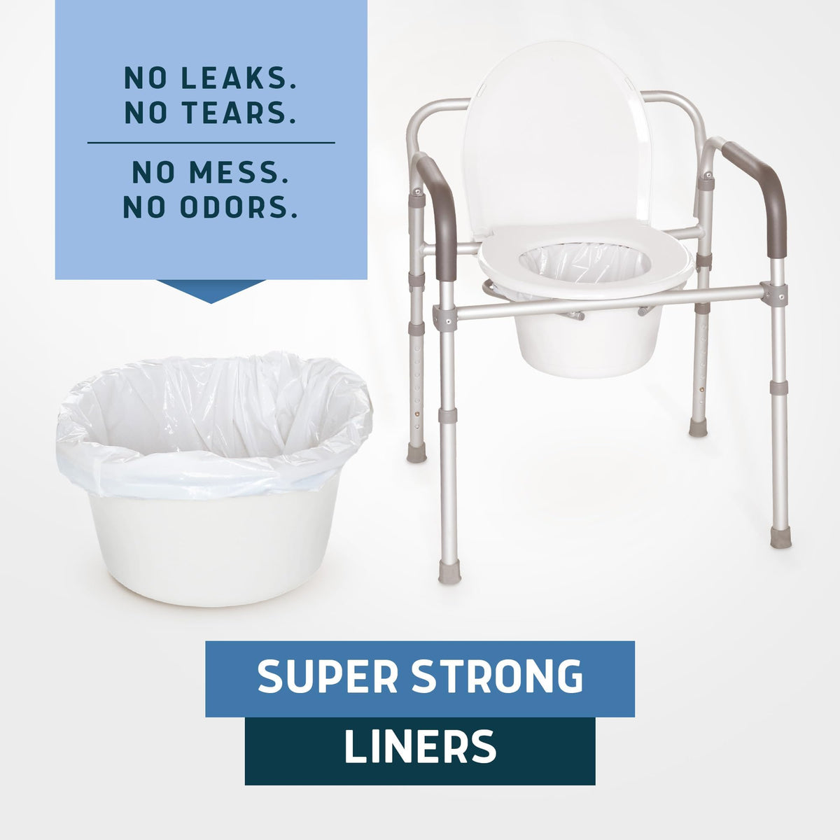 Commode Liners 250 Count Universal Fit A631