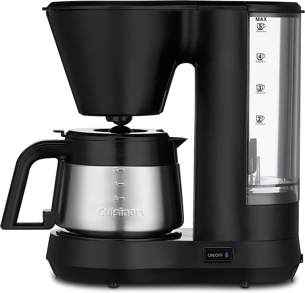 5-Cup Coffee Maker with Stainless Steel Carafe U805716