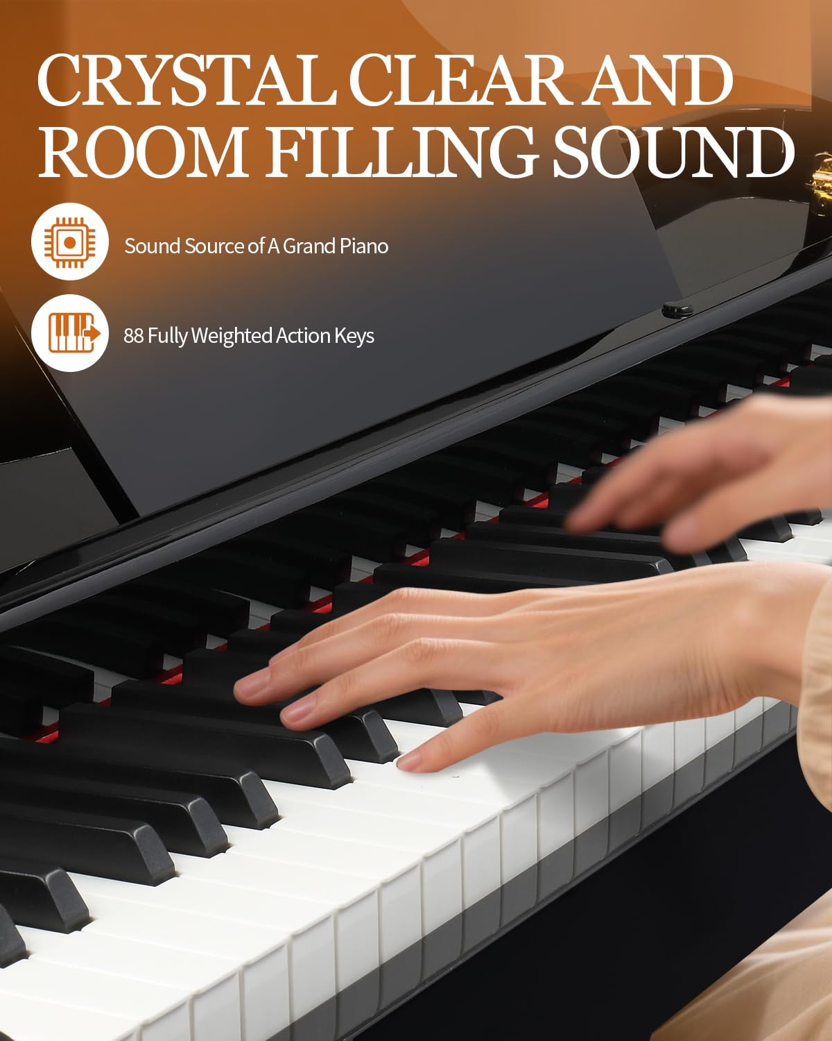 88 Key Weighted Action Digital Piano O441899