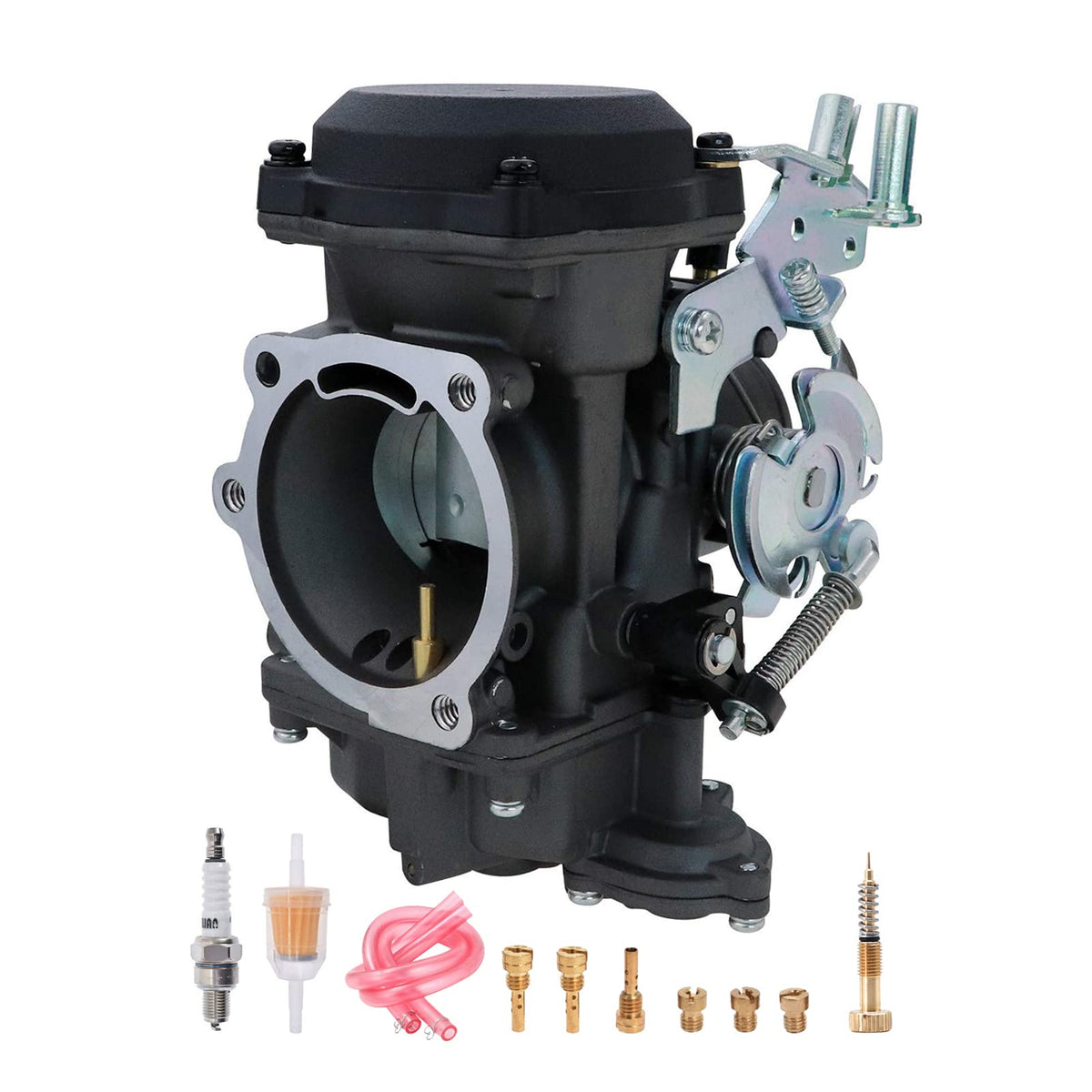 CV40 Carburetor with Fuel Filter Spark Plug Jets S67740
