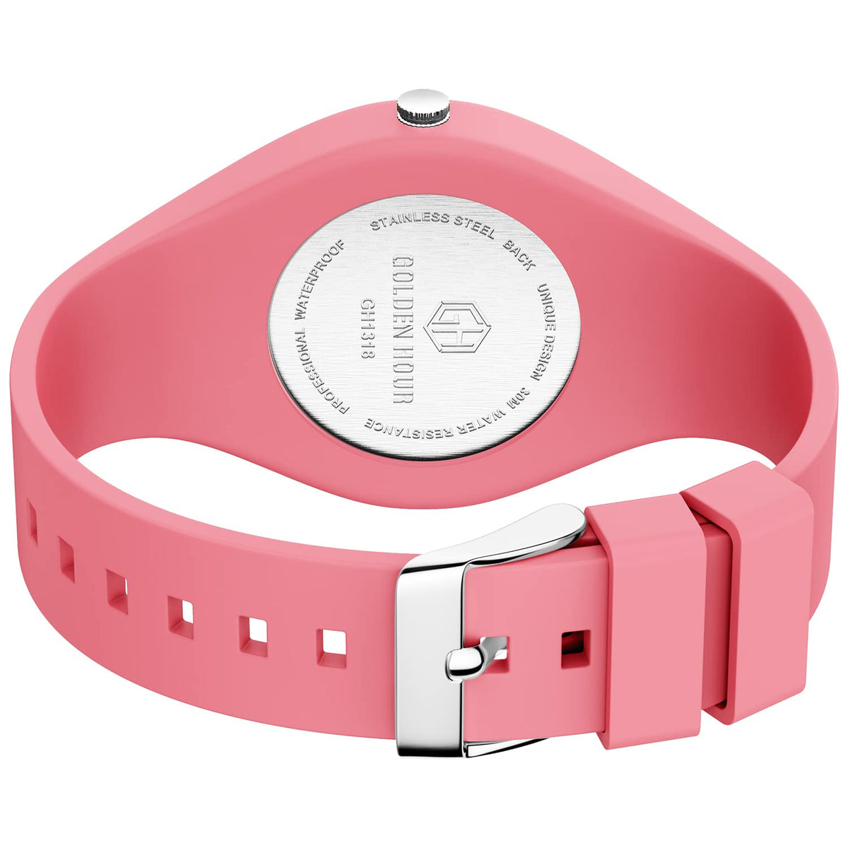 Waterproof Analog Unisex Watches Silicone Strap A247