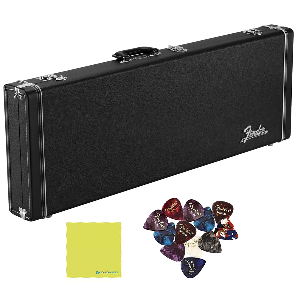 Black Wood Guitar Case W807