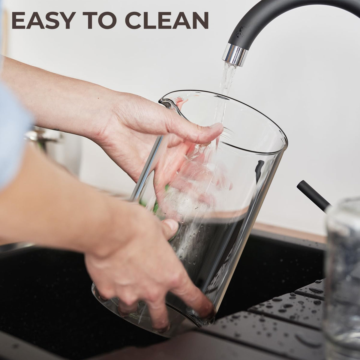 French Press Coffee Maker 34 oz Glass Stainless Steel E883443