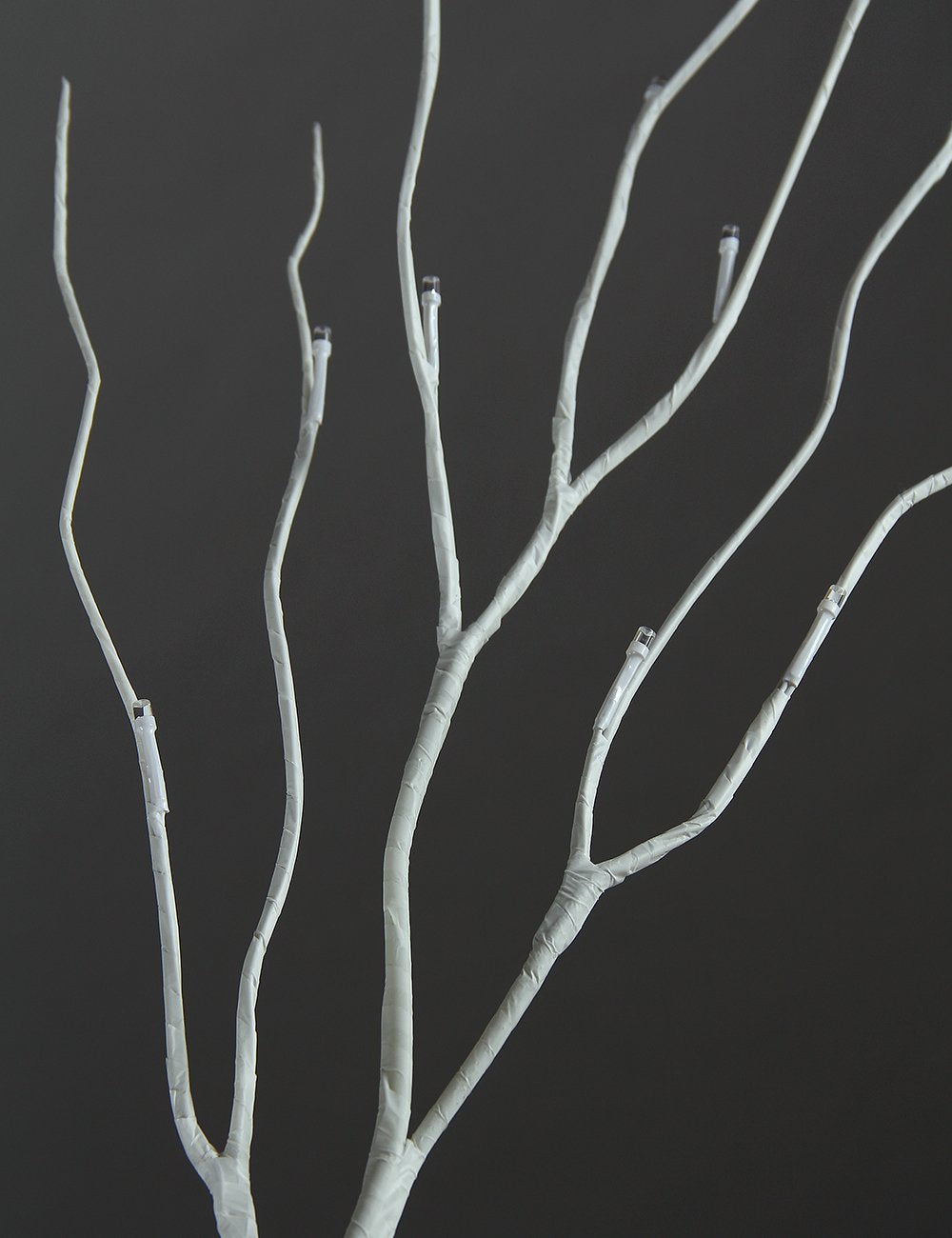 8FT 132 LED Lighted Birch Tree Warm White Y1081