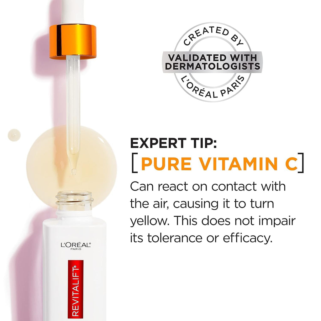 Vitamin C Brightening Face Serum with Vitamin E, Salicylic Acid, 1 oz J7333