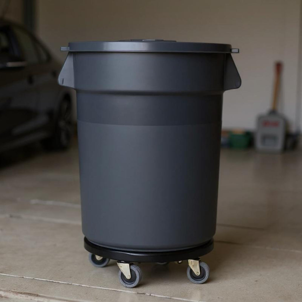 32 Gallon Outdoor Trash Can with Wheels T21887