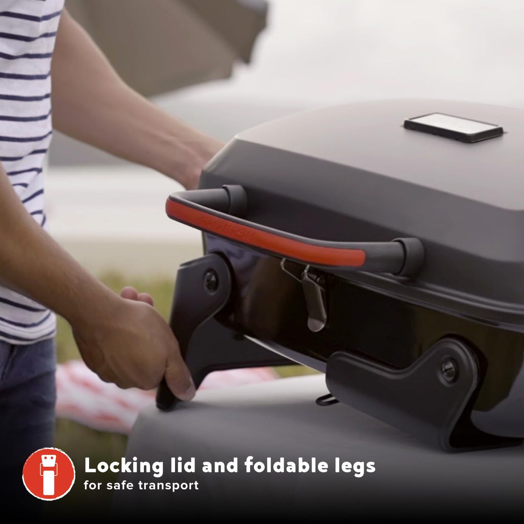 Tabletop 1 Burner Gas Grill with Warming Rack G8259