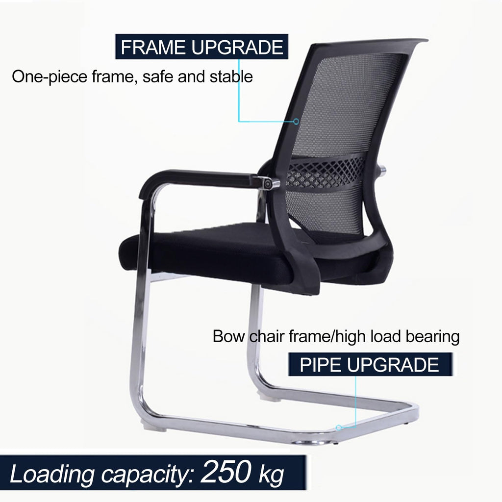 Orange Mesh Ergonomic Desk Chair with Lumbar Support H164