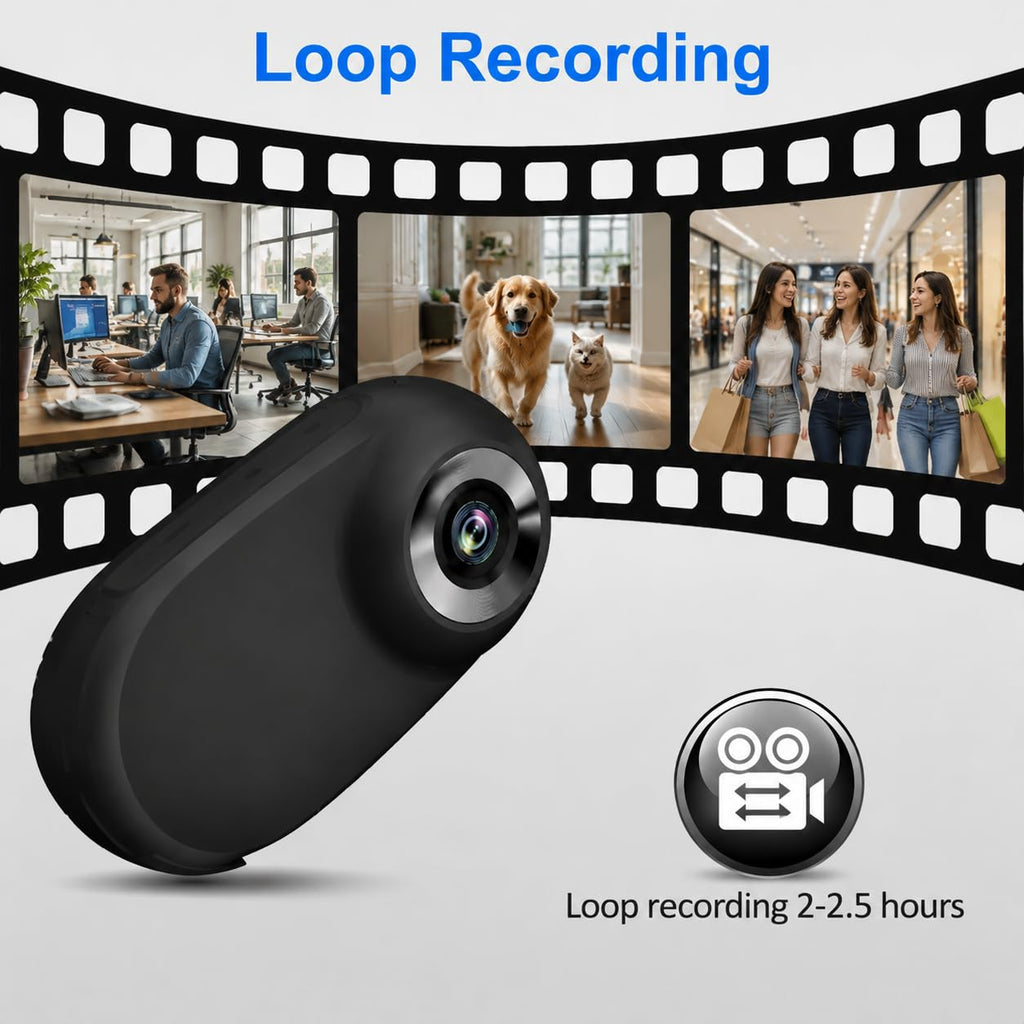 1080P Wireless Mini Pet Camera Collar H35693
