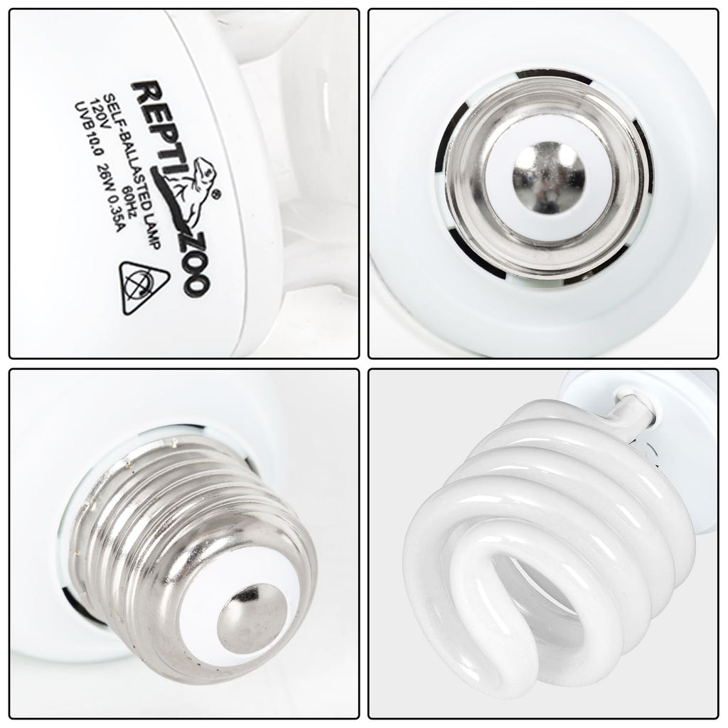 100W Basking Spot Light & 26W UVA UVB Bulb Combo Pack S928624