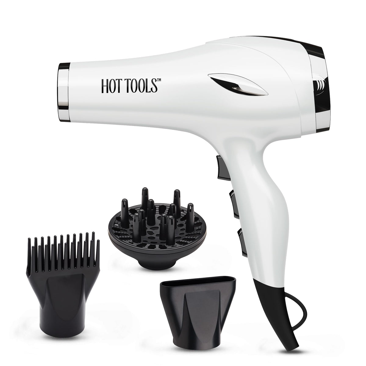 1875 Watt White Ceramic Hair Dryer O72469