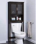 Over the Toilet Storage Cabinet with Glass Doors N8737