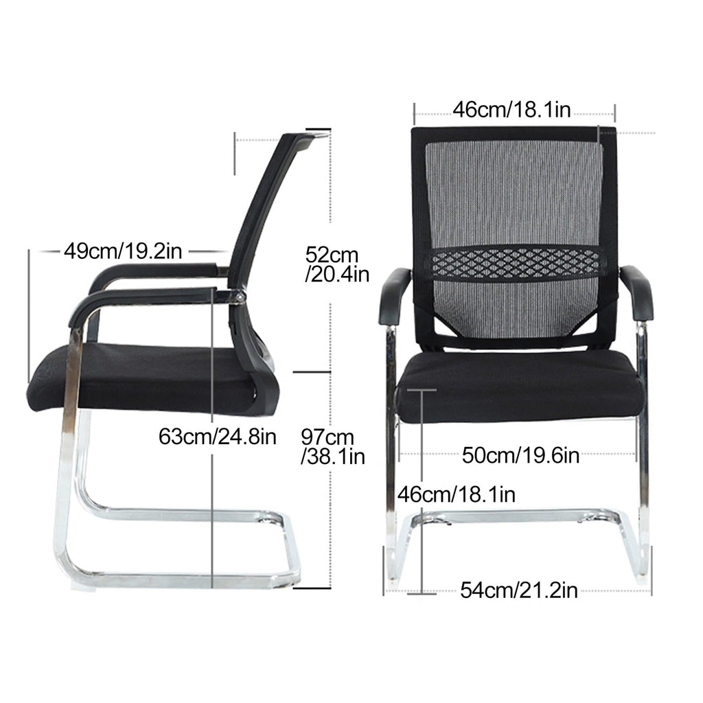 Orange Mesh Ergonomic Desk Chair with Lumbar Support H164