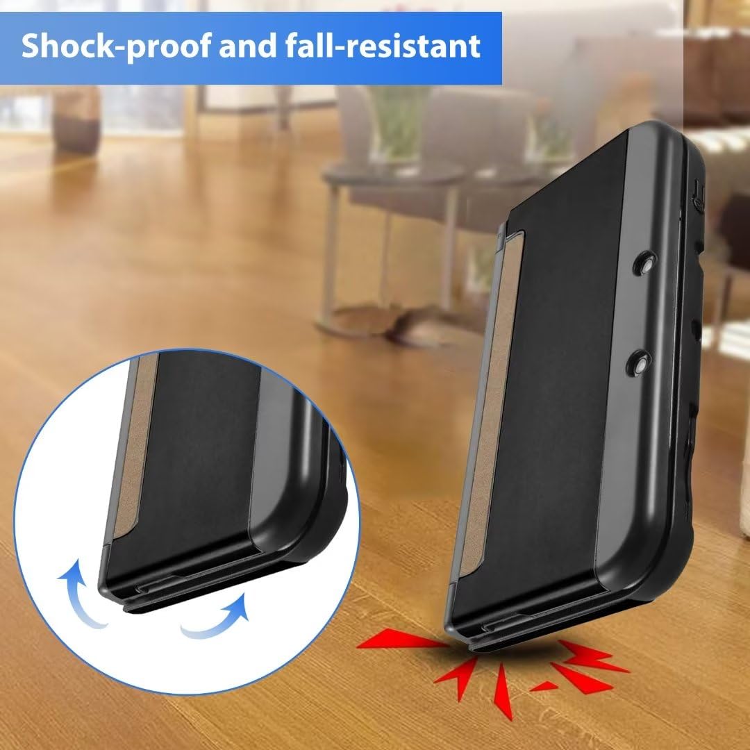 Shockproof Hard Shell Case Cover for Nintendo 3DS LL XL Black I5252