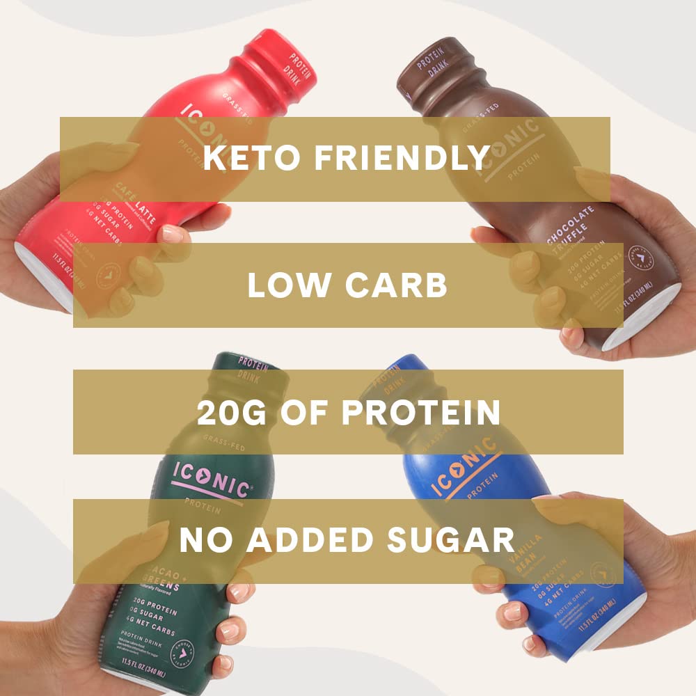 Chocolate Truffle Sugar Free Low Carb Protein Drinks 12 Pack M4937