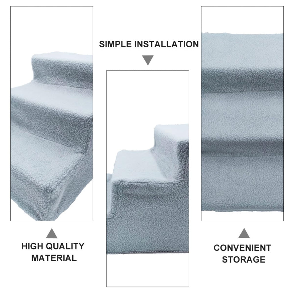 Gray Non-Slip Pet Stairs M866