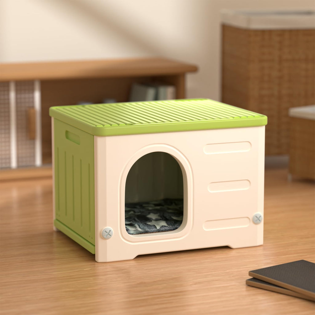 Plastic Stackable Weatherproof Elevated Cat House R3834