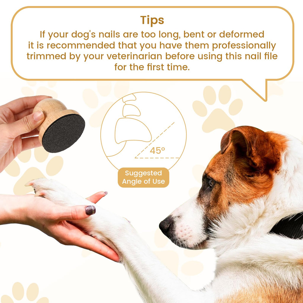 Dog Nail File with 3 Pcs Replaceable Sandpaper V225