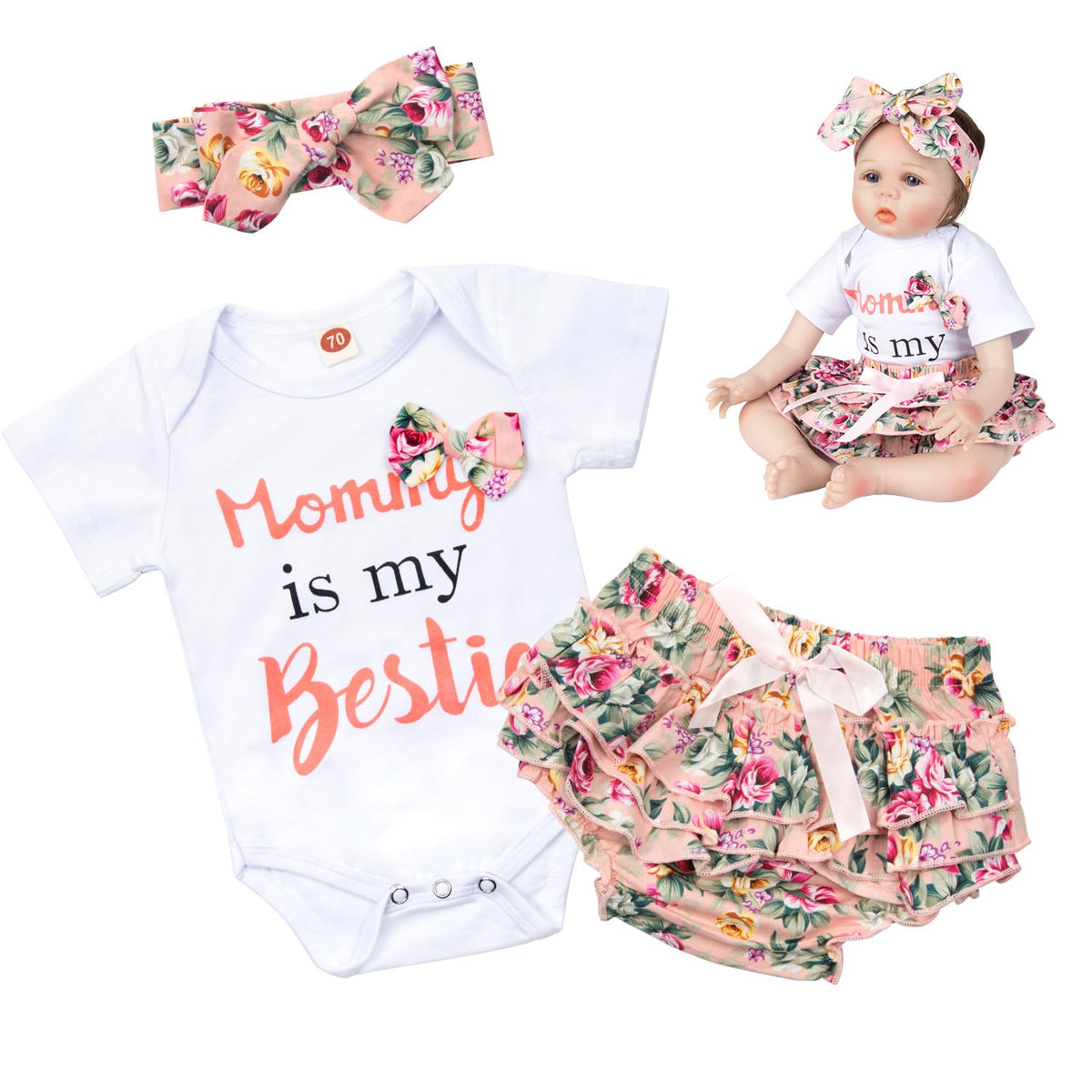 Baby Doll Clothes 20-22 Inch Girl Outfits Pleated Skirt G163