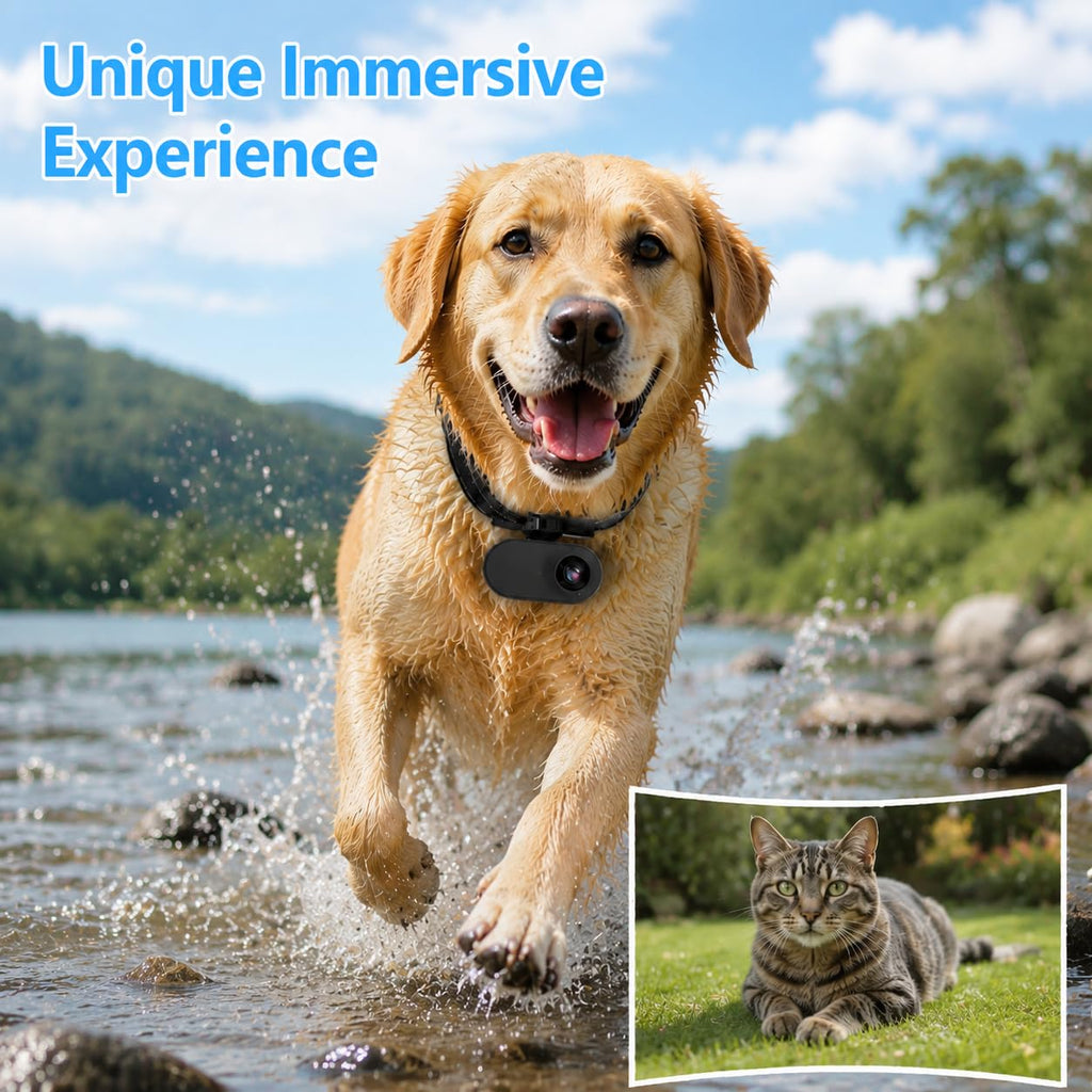 1080P Wireless Mini Pet Camera Collar H35693