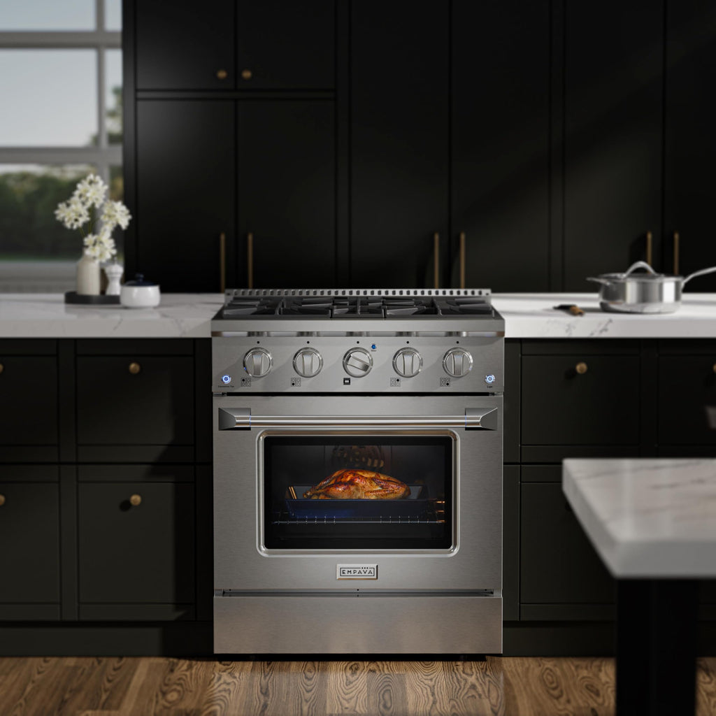 30" Gas Range with Dual-Ring Power Burner N648580