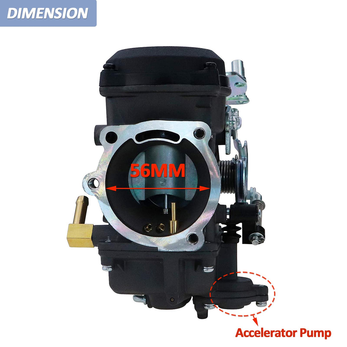 CV40 Carburetor with Fuel Filter Spark Plug Jets S67740
