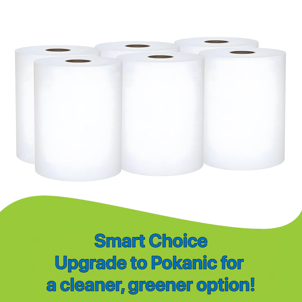 White 1 Ply Hardwound Paper Hand Towel 1 Roll O5913