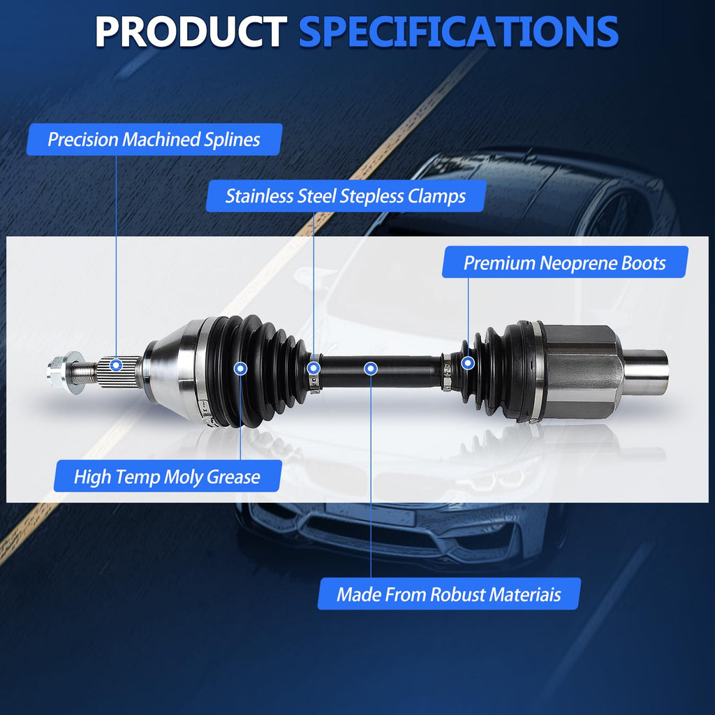 CV Axle Front Pair 4WD Y246