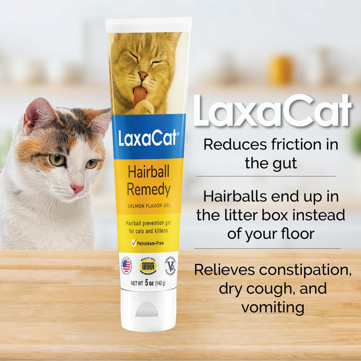 5 oz Petroleum Free Cat Hairball Gel A9159