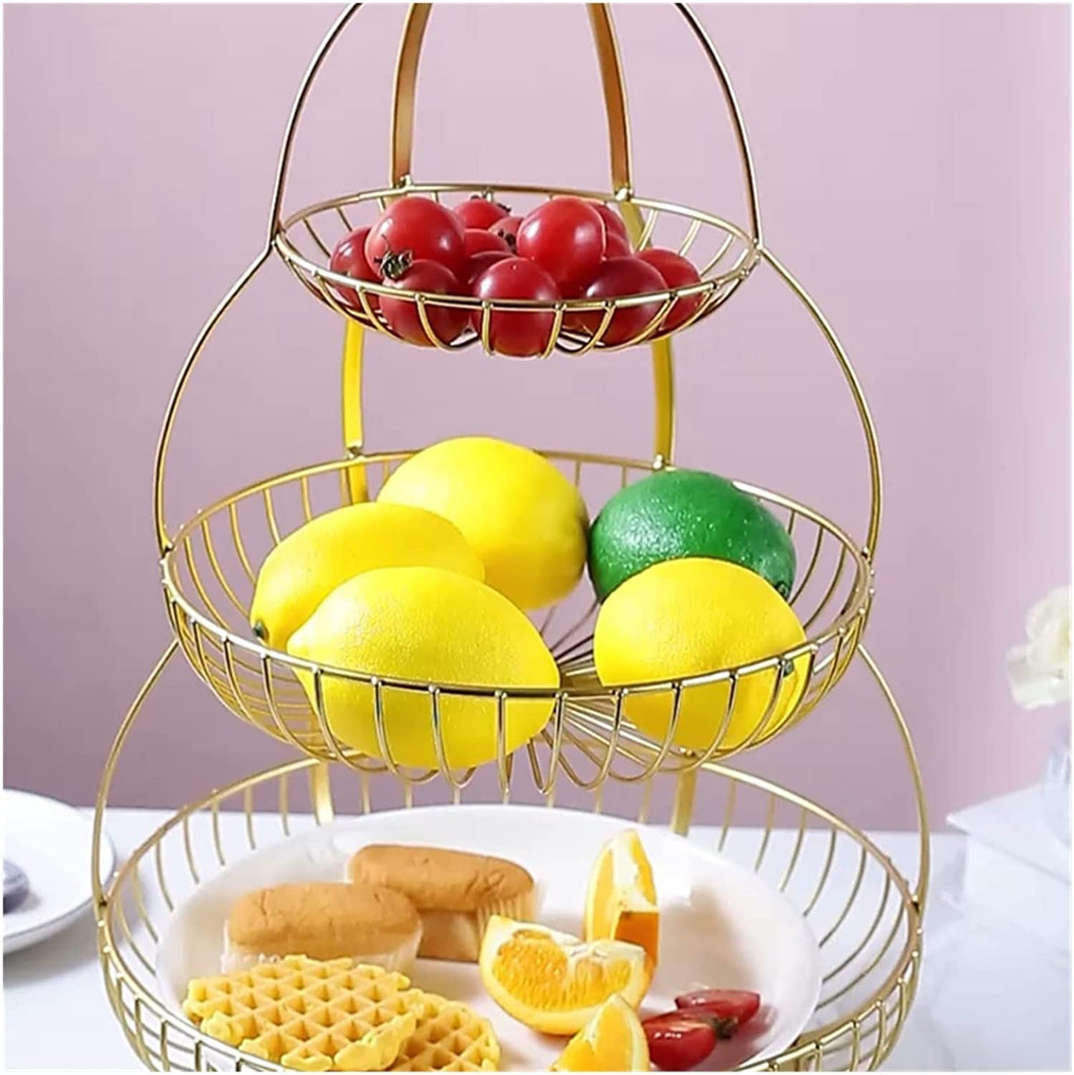 3-Tier Metal Fruit Basket C805