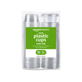 2oz 50 Count BPA Free Disposable Plastic To-Go Cups and Lids O42701