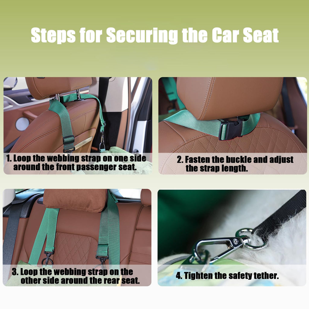 2-in-1 Dog Car Seat for Small Dogs B978028