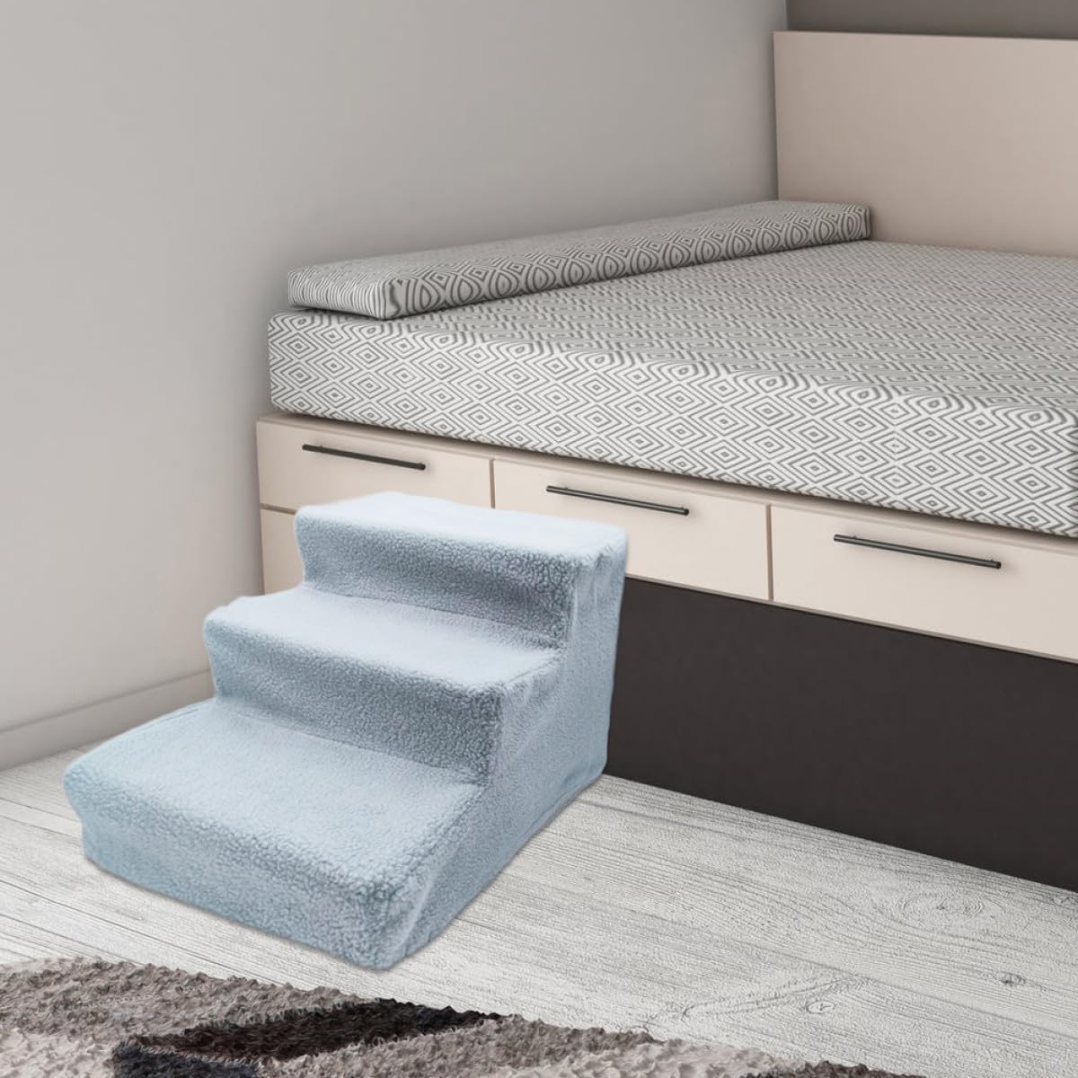 Gray Non-Slip Pet Stairs M866