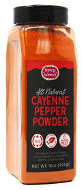Cayenne Pepper Powder 16oz Jar 50,000 SHU Gluten Free N732