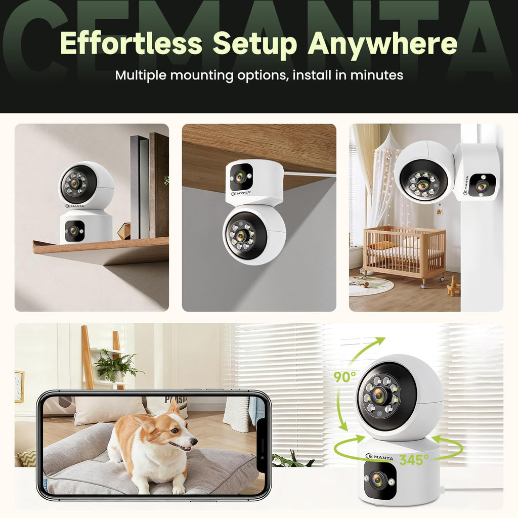 4MP Indoor Security Camera Y96616