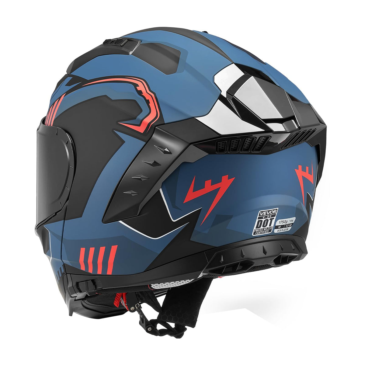 DOT Approved Adult Motocross Helmet with Clear Visor E7049