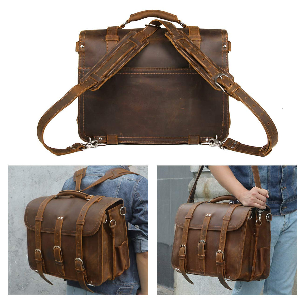 Leather Messenger Bag E935454