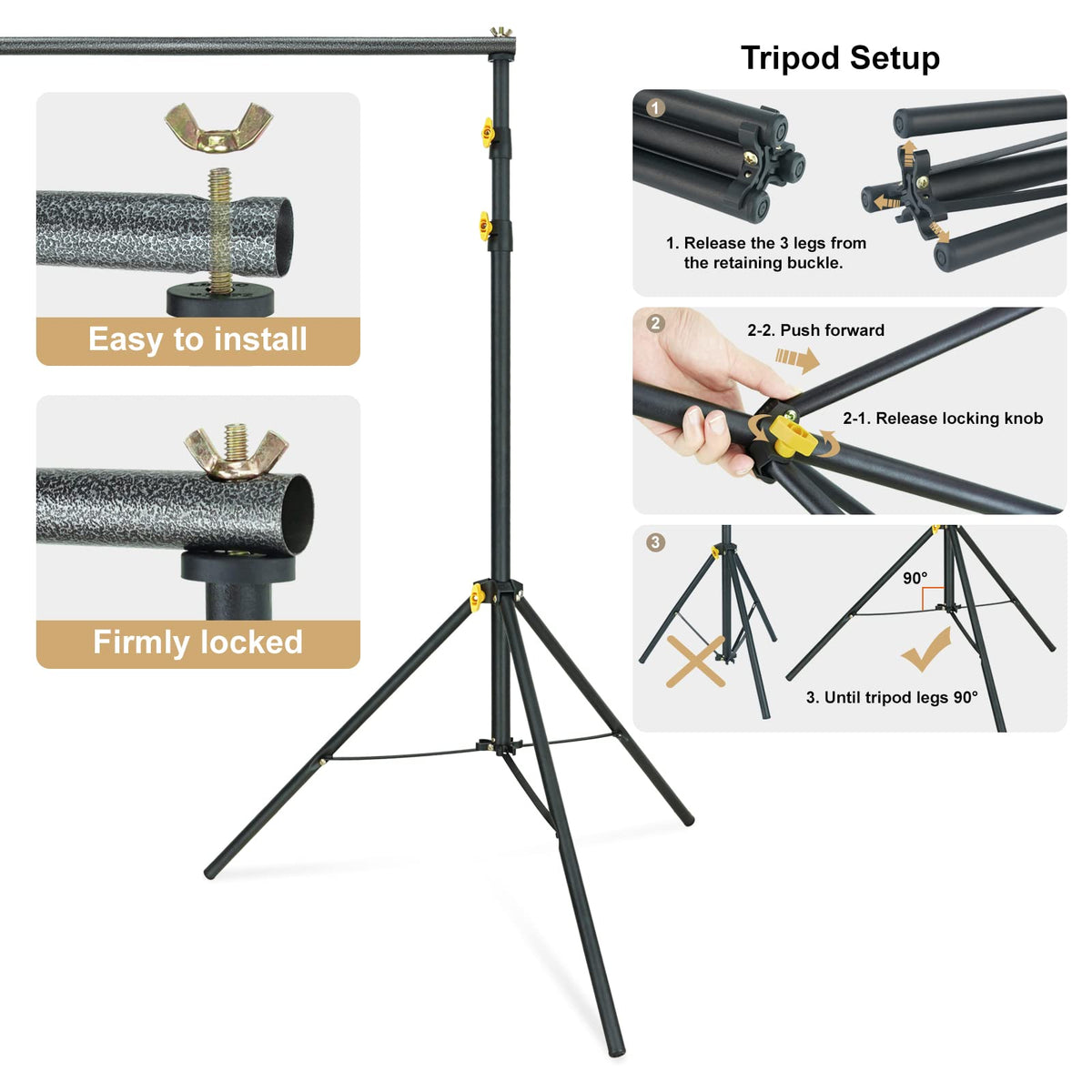 10x6.5ft Backdrop Stand Kit L938