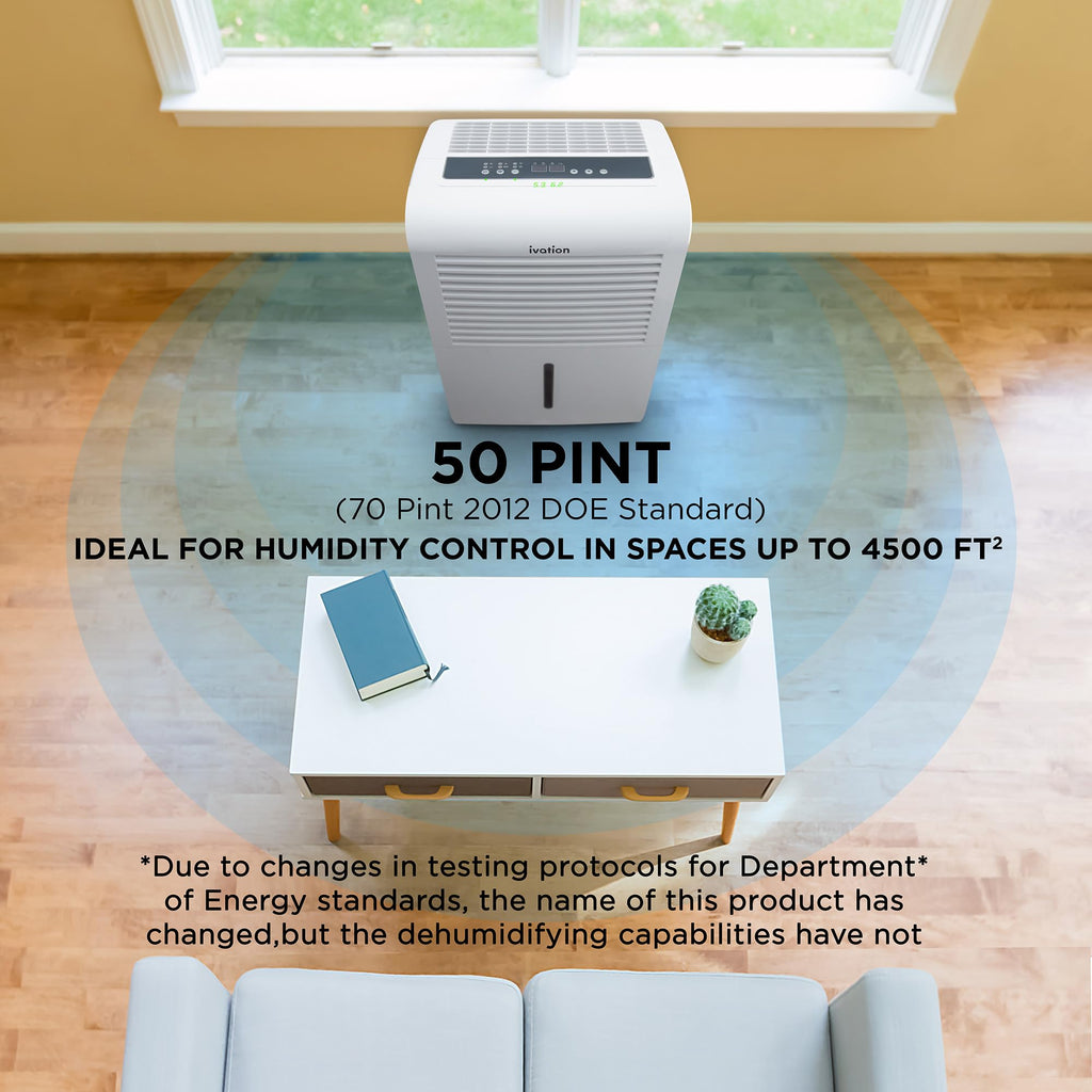 50 Pint Dehumidifier with Pump & Drain Hose U651157