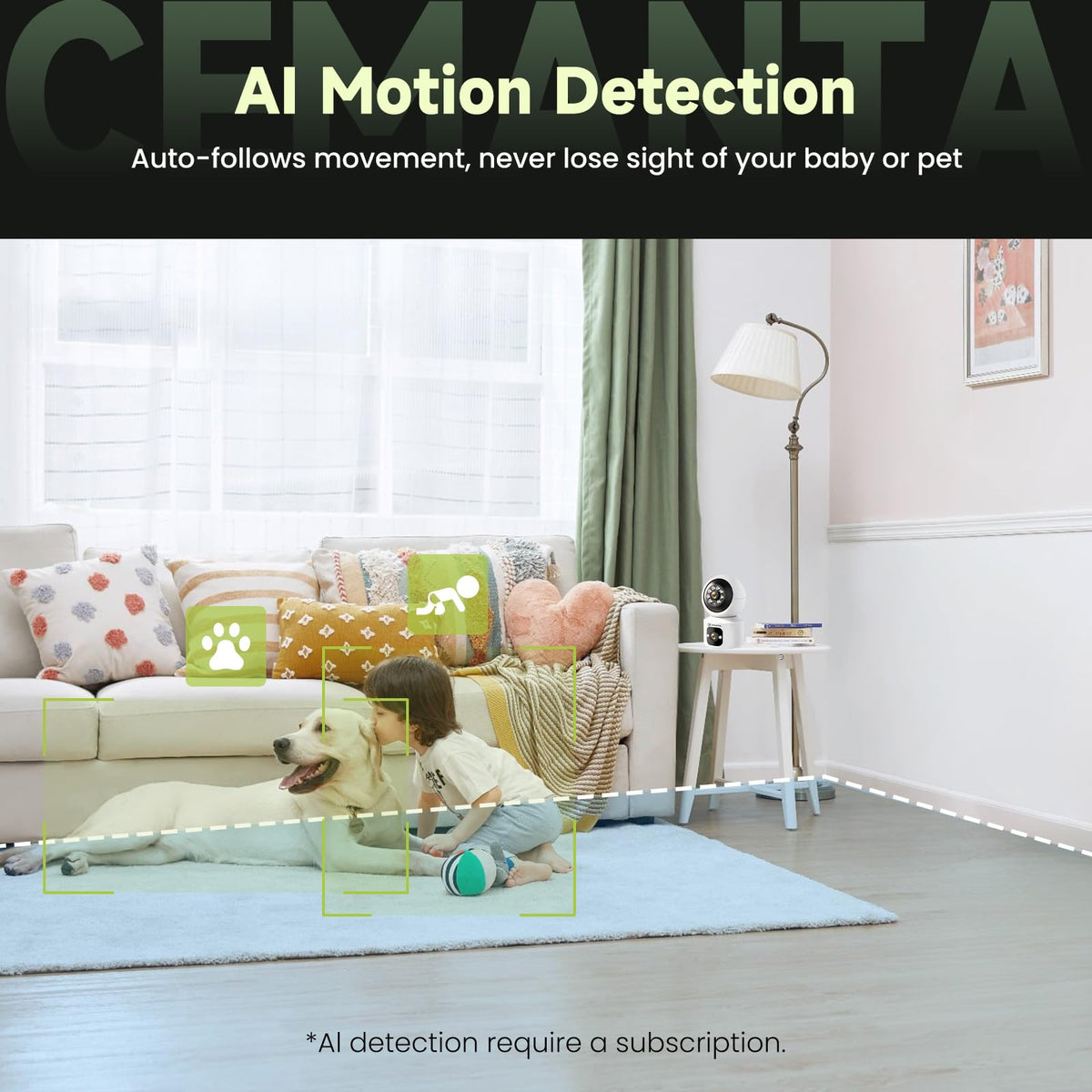 4MP Indoor Security Camera Y96616